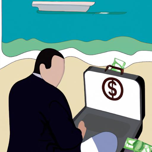 Kiếm tiền trên máy tính - Làm việc từ bãi biển