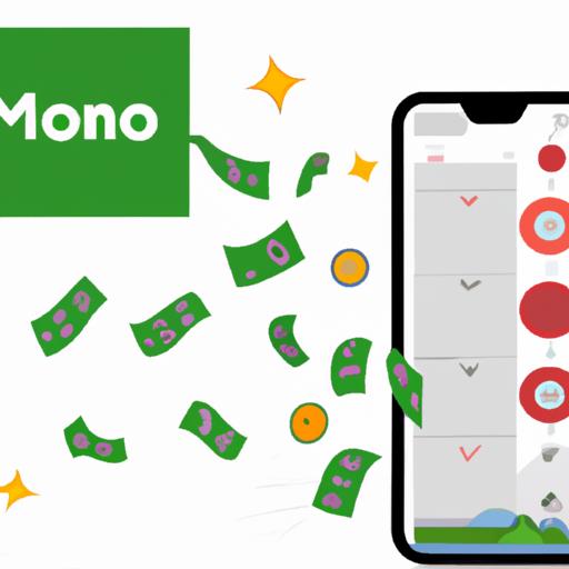 Minh họa điện thoại với ứng dụng Momo và app game trên màn hình với tiền bay ra khỏi điện thoại.