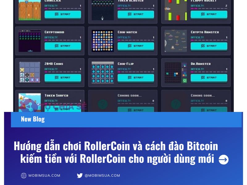 Hướng dẫn chơi RollerCoin