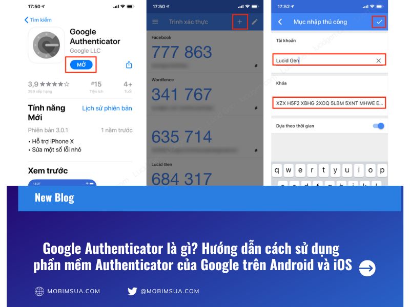 Hướng dẫn cách sử dụng phần mềm Authenticator của Google